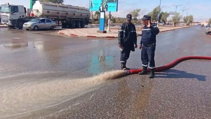 Interventions de la protection civile dans trois provinces