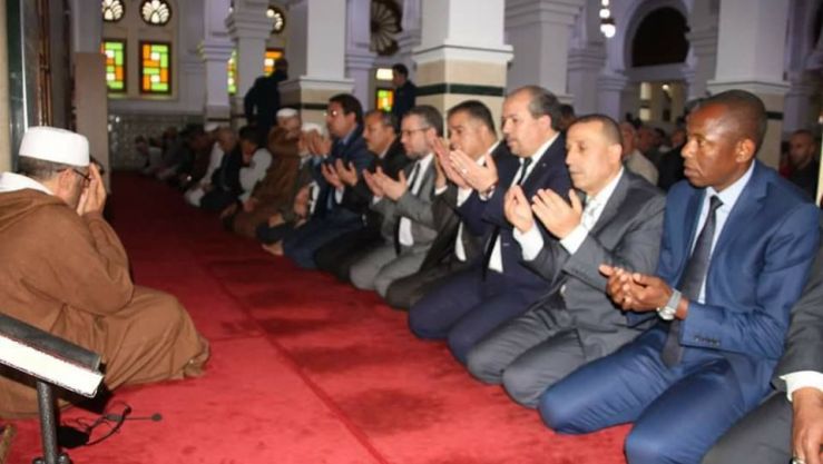 محمد عيسى في مسجد جيجل