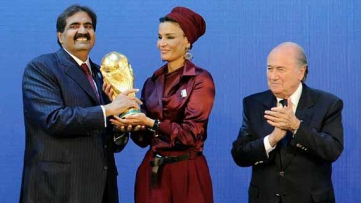 لحظة فوز قطر بتنظيم مونديال 2022
