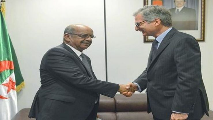 مساهل يستقبل السفير الإسباني الجديد