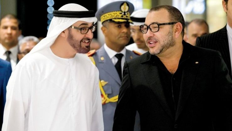 محمد السادس ومحمد بن زايد