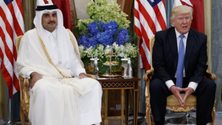 الأمير تميم و ترامب