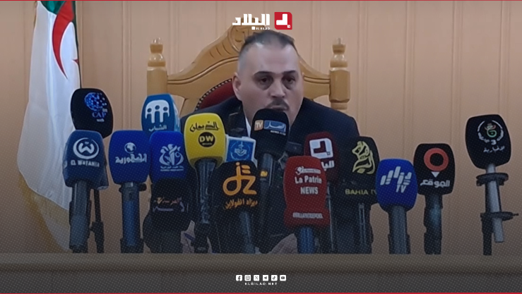 ندوة صحفية لوكيل الجمهورية لمحكمة فلاوسن بوهران زغينة وليد