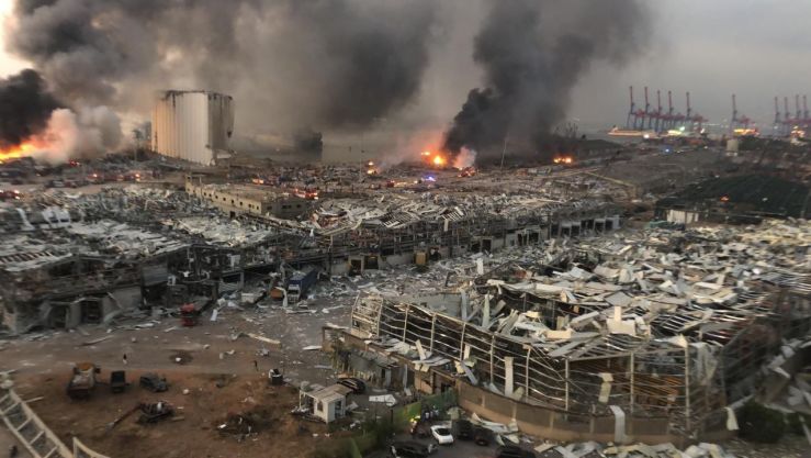 انفجار مرفأ بيروت