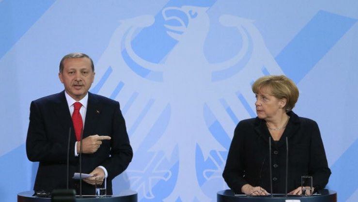 ميركل وأردوغان