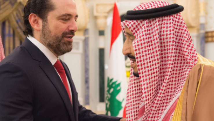 الملك سلمان وسعد الحريري