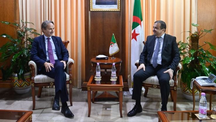 عرقاب يستقبل نائب الرئيس التنفيذي المكلف بالاستكشاف والإنتاج العالمي للمجمع الطاقوي النرويجي “إكينور”