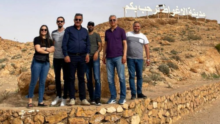 جعفر قاسم وممثلو "هيليوبوليس"