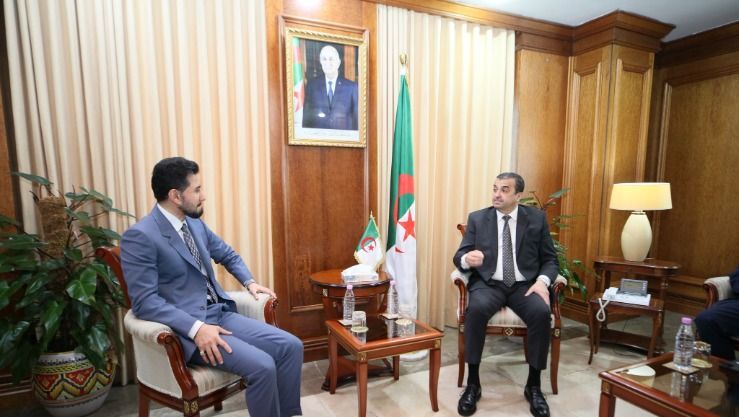 عرقاب يستقبل الرئيس المدير العام لشركة “مداد للطاقة – شمال إفريقيا”