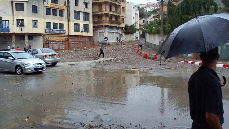 أمطار غزيرة عبر معظم ولايات الوطن