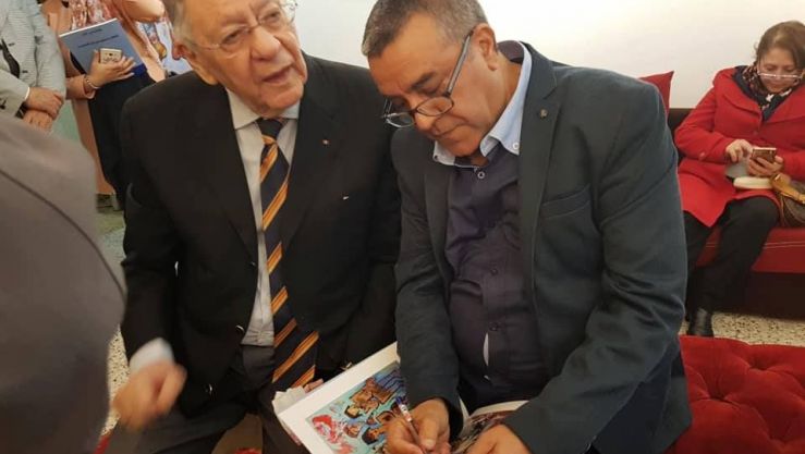 جمال ولد عباس مع الفنان الهاشمي عامر