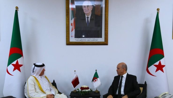 استقبل سفير قطر بالجزائر..  سايحي يؤكد حرص الجزائر على تعزيز التعاون مع قطر