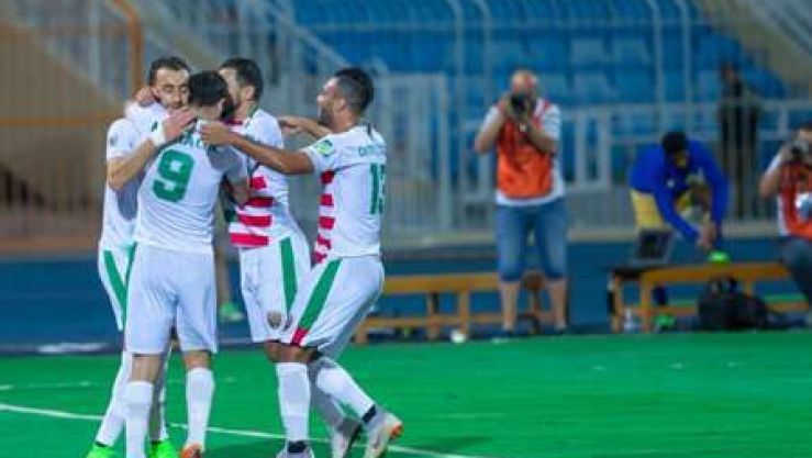 من لقاء مولودية الجزائر والنصر السعودي