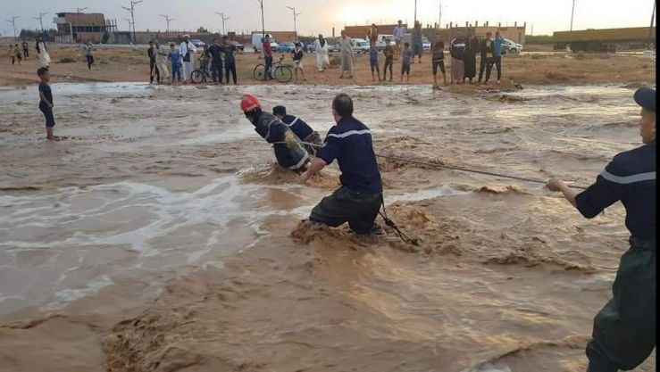 جانب من تدخل الحماية المدنية