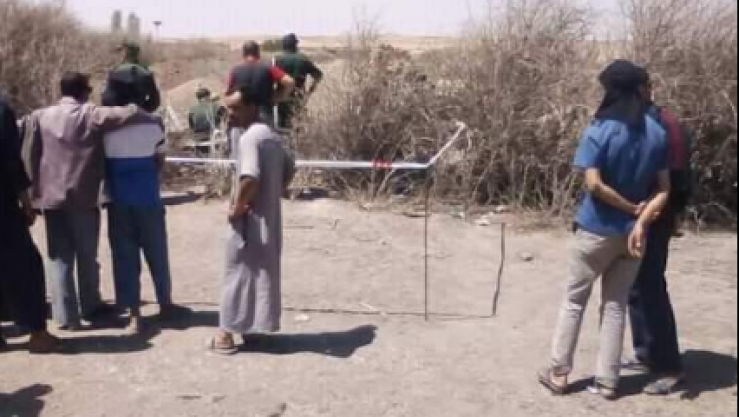 جانب من عمليات البحث عن المفقود