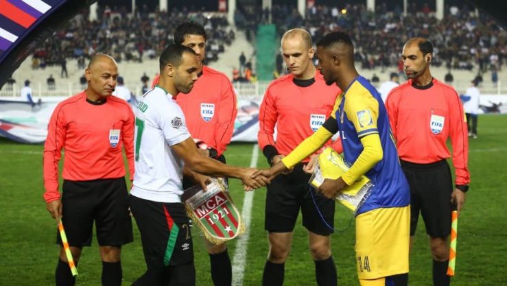 من لقاء مولودية الجزائر والنصر السعودي