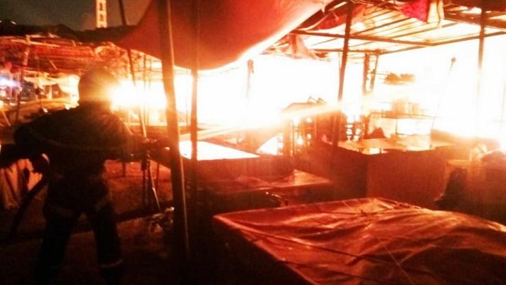 الحماية المدنية: تمت السيطرة على حريق سوق "باب الرحبة" بالبليدة ولا خسائر بشرية