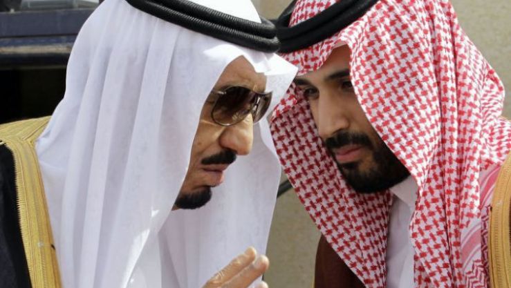 الملك سلمان وولي العهد