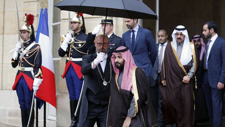 محمد بن سلمان في فرنسا