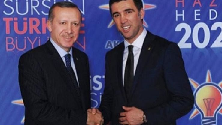هاكان سوكور رفقة رجب طيب أردوغان