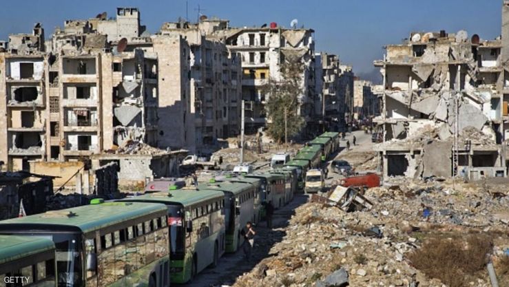 مقطع صغير من غرب حلب لا يزال في قبضة المعارضة