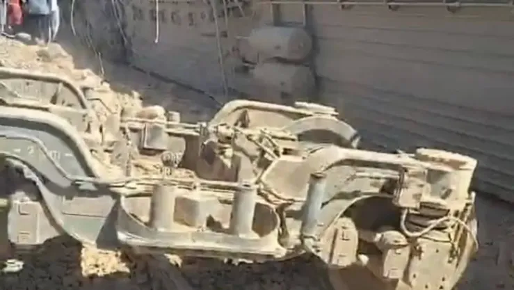 29 مصابا في حصيلة أولية لانقلاب قطار بين مرسى مطروح والإسكندرية