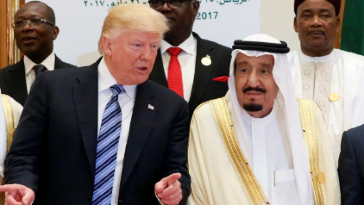 الملك سلمان و ترامب