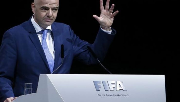 رئيس الاتحاد الدولي لكرة القدم جياني انفانتينو