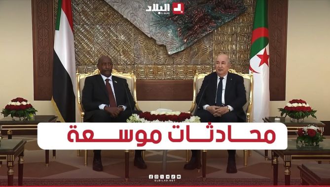 شـــــــــــــــاهد .. محادثات موسعة بين الوفدين الجزائري والسوداني.