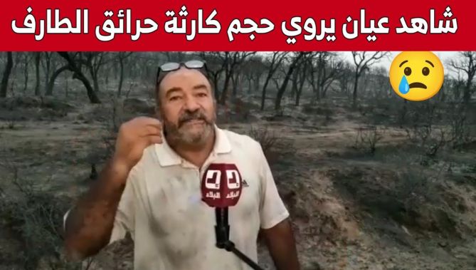 شاهد عيان يروي حجم المأ..ساة جراء حر..ائق الغابات بولاية الطارف