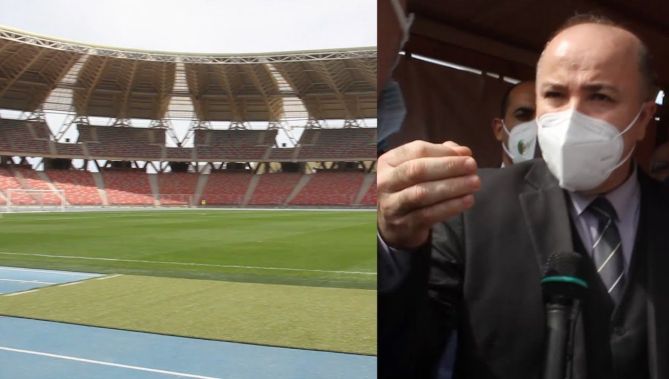 هكذا أصبح ملعب وهران بعد اكتمال الأشغال به والوزير الأول يؤكد على ضرورة احترام الآجال