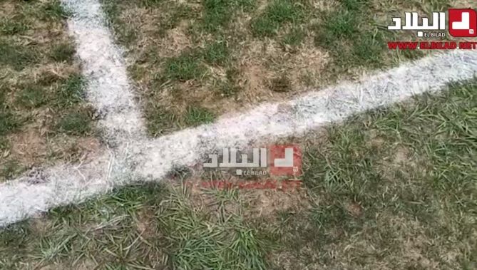 بعدسة #البلاد .. شاهدوا الحالة الكارثية لأرضية ملعب #جابوما قبل 48 ساعة عن قمة الخضر ضد كوت ديفوار