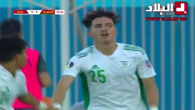 هدف التعادل للمنتخب الجزائري ضد السعودية في نهائي كأس العرب لأقل من 20 سنة