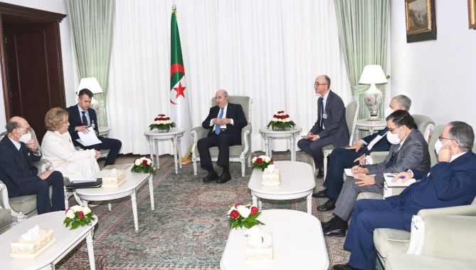 #رئيس_الجمهورية يستقبل رئيسة المجلس الفيدرالي للجمعية الفيدرالية لروسيا فالنتينا ماتفينكو