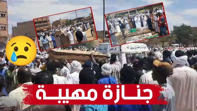في جو مهيب..تشييع جنازة 9 أشخاص من ضحـ..ـايا حــ..ـادث المرور المروع الذي وقع بتمنراست 😢