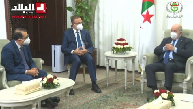 رئيس الجمهورية يستقبل وزير الطاقة والموارد الطبيعية التركي