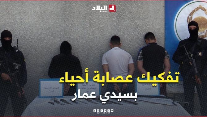 سيدي عمار (عنابة) : تفكيك عصابة أحياء وحجز أسلحة بيضاء وغاز مسيل للدموع