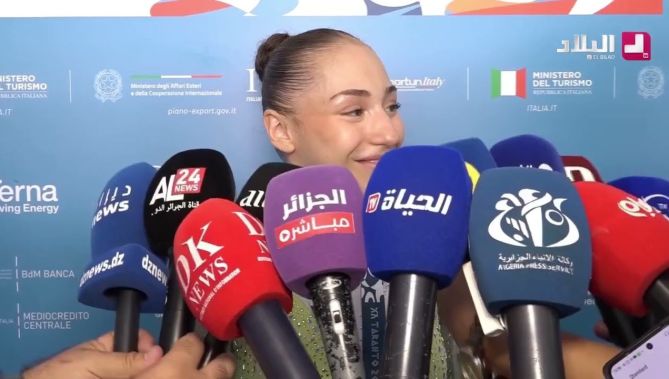 تصريحات كيليا نمور بعد حصدها ذهبية الفردي العام في منافسات الجمباز الفني