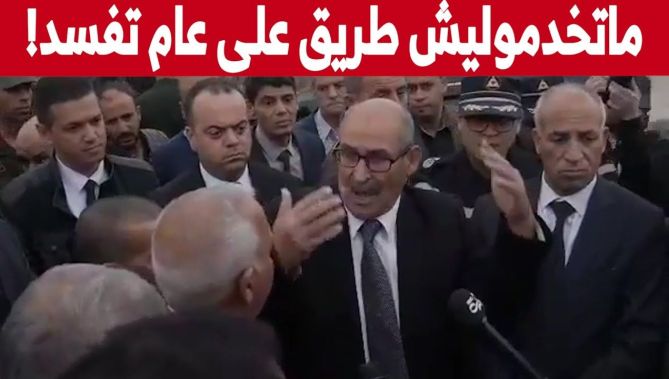 شاهدوا كيف شدد والي تيارت اللهجة مع مسؤولين محليين بالولاية