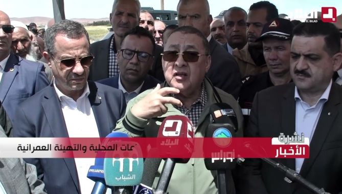 وفد #حكومي يتفقد مخلفات التقلبات #الجوية في #تيارت