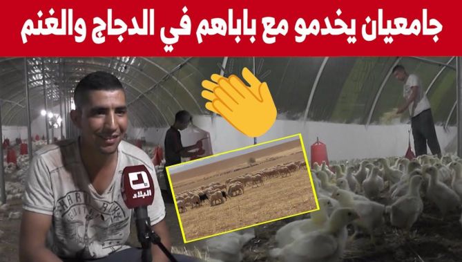 عائلة "أحرس" تقتحم مجال الفلاحة وتربية الدواجن بإمكانيات متواضعة.. شاهدوا