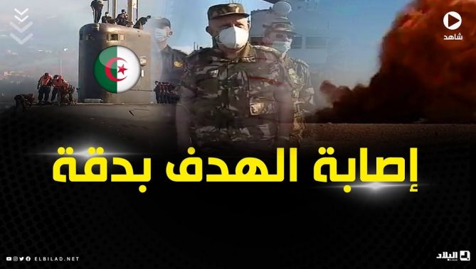 لحظة إصابة هدف بري من غواصة "جرجرة" بدقة فائقة.. شاهدوا