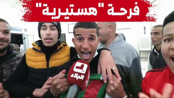 فرحة "هستيرية" للجماهير الجزائرية بعد تأهل "الخضر" لنهائي كأس العرب.. شاهدوا