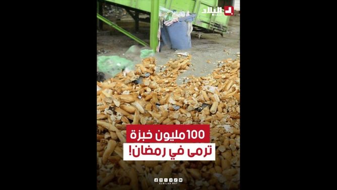 100 مليون خبزة ترمى خلال رمضان في الجزائر!.. شاهدوا: