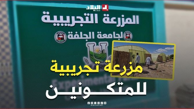 مزرعة تجريبية لدعم التكوين الفلاحي في جامعة الجلفة