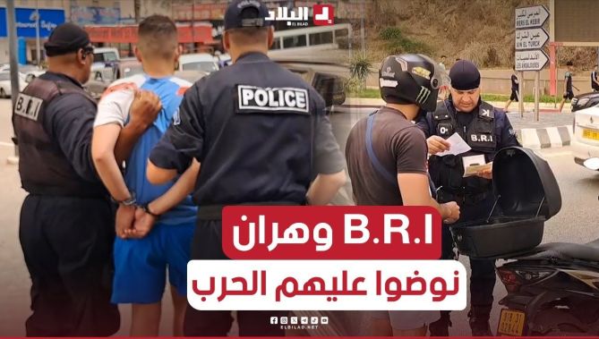 شرطة وهران تعلن الحرب على مرتكبي الجرائــ....ـم باستعمال الدرجات النارية.. شــاهدوا