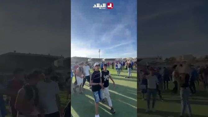 فرحة أنصار #مستقبل_الرويسات بالصعود التاريخي للقسم المحترف