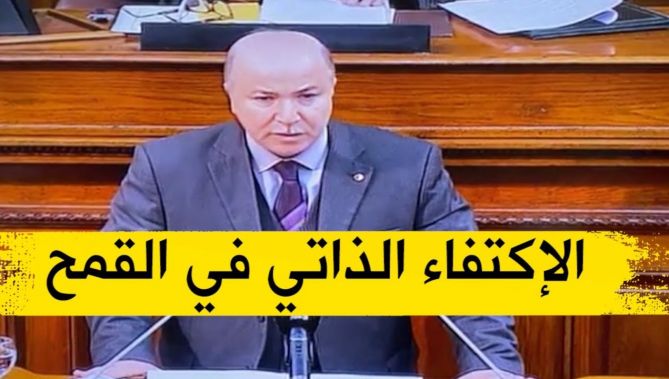 الوزير الأول : ضرورة تحقيق الأمن الغذائي والإكتفاء الذاتي في إنتاج الحبوب وخاصة القمح