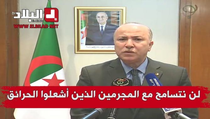 الوزير الأول : الأيادي الإجرامية ليست بعيدة عن الحرائق