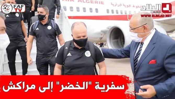 سفرية "الخضر" من الجزائر إلى مدينة مراكش .. شاهدوا